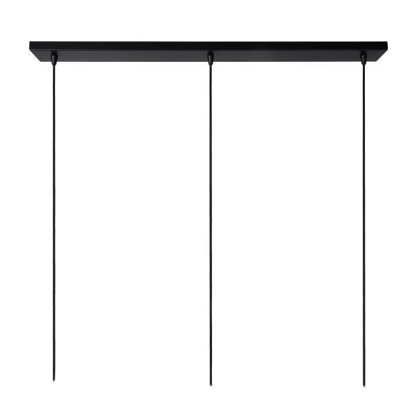 Lucide NOLAN - Pendant light - 3xE27 - Black - detail 1